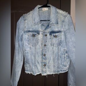 Denim Pearl Jacket